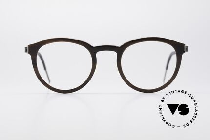 Lindberg 1814 Horn Horn Titan Small Panto Brille, vielfach ausgezeichnet hinsichtlich Qualität und Design, Passend für Herren und Damen