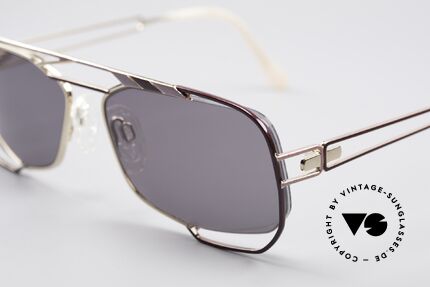 Neostyle Jet 222 No Retro Vintage Sonnenbrille, grandioses Farbkonzept in weinrot, rotbraun & gold, Passend für Herren und Damen