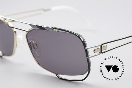 Neostyle Jet 222 No Retrobrille Vintage Brille, grandioses Farbkonzept in dunkelgrün, mint und gold, Passend für Herren und Damen