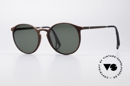 Uvex 9259 90er Jahre Panto Sonnenbrille, zeitlose Sonnenbrillenform im Panto-Design von Uvex, Passend für Herren und Damen