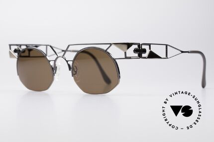 Neostyle Jet 224 Steampunk Style Sonnenbrille, auffällige Rahmenkonstruktion: ein echter Hingucker, Passend für Herren und Damen