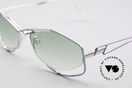 Neostyle Jet 223 Vintage Sonnenbrille Damen, grandioses Farbkonzept in blau, grün, pink und silber, Passend für Damen