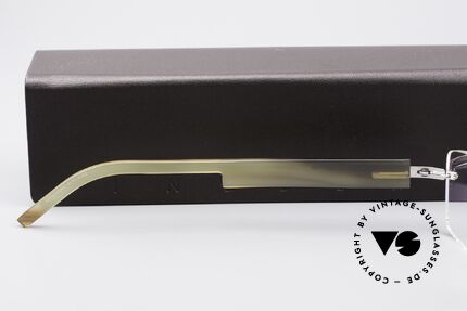 Lindberg T52 Horn Precious 18KT 750er Weissgold, mit Echtheitszertifikat & detailreicher Precious Lektüre, Passend für Herren