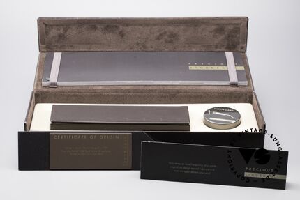 Lindberg T52 Horn Precious 18KT 750er Weissgold, Größe: medium, Passend für Herren