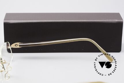 Lindberg T902 Horn Precious 18KT 750er Gold Brille, mit Echtheitszertifikat & detailreicher Precious Lektüre, Passend für Herren und Damen