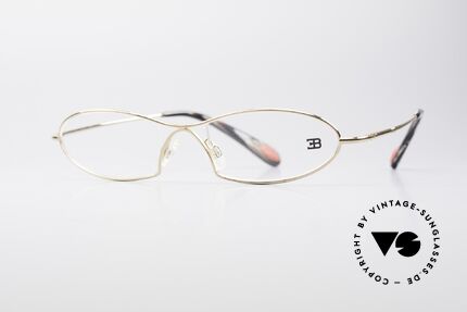 Bugatti 343 Odotype Herren Vintage Designer Brille, ORIGINAL high-tech Bugatti Brillenfasssung, Passend für Herren