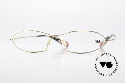 Bugatti 343 Odotype Herren Vintage Designer Brille Details