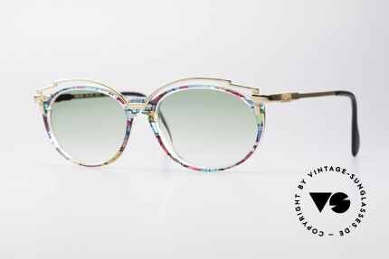 Cazal 358 No Retro Echte Vintage Brille, zauberhafte 90er vintage Cazal Designer-Sonnenbrille, Passend für Damen