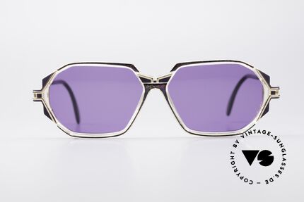 Cazal 361 Original 90er Sonnenbrille, tolle Gestaltung der Bügelgelenke & Rahmenmuster, Passend für Damen