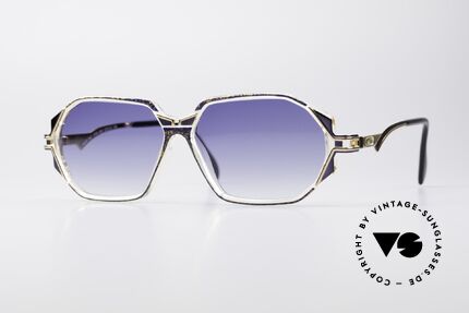 Cazal 361 Designersonnenbrille No Retro, schmuckvolles Cazal Design der frühen 90er Jahre, Passend für Damen