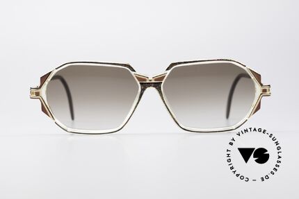 Cazal 361 Original Designer Sonnenbrille, tolle Gestaltung der Bügelgelenke & Rahmenmuster, Passend für Damen