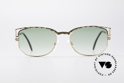 Cazal 289 Echt 90er Markenbrille No Retro, Designer-Brillengestell mir sehr markanten Bügeln, Passend für Damen