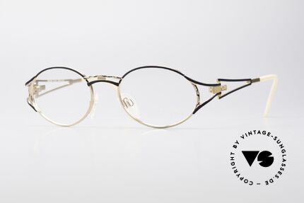 Cazal 285 Runde Ovale Vintage Brille, filigranes Brillengestell von CaZal (Cari Zalloni), Passend für Damen