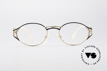 Cazal 285 Runde Ovale Vintage Brille, zierlich schwungvolles Design in Spitzen-Qualität, Passend für Damen