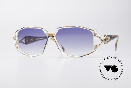 Cazal 368 90er Hip Hop Old School Brille, schmuckvolles CAZAL Design der frühen 90er Jahre, Passend für Damen