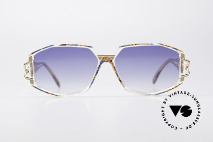 Cazal 368 90er Hip Hop Old School Brille, tolle Gestaltung der Bügelgelenke & Rahmenmuster, Passend für Damen