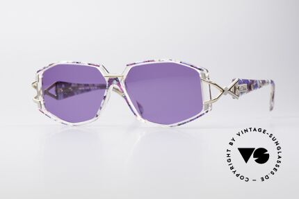 Cazal 368 90er Sonnenbrille Hip Hop Style, schmuckvolles Cazal Design der frühen 90er Jahre, Passend für Damen