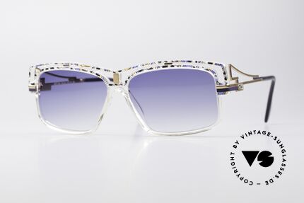 Cazal 365 Vintage 90er Hip Hop Brille, markante Cazal vintage Sonnenbrille aus den 90ern, Passend für Herren und Damen