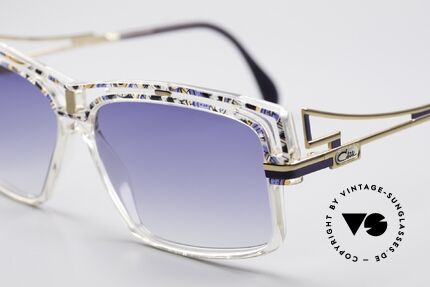 Cazal 365 Vintage 90er Hip Hop Brille, markanter ausdrucksstarker Rahmen, Hip-Hop Brille, Passend für Herren und Damen