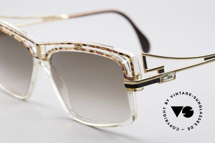 Cazal 365 Vintage No Retro Sonnenbrille, markanter ausdrucksstarker Rahmen, Hip-Hop Brille, Passend für Herren und Damen