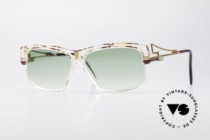 Cazal 365 No Retro 90er Hip Hop Brille, markante Cazal vintage Sonnenbrille aus den 90ern, Passend für Herren und Damen