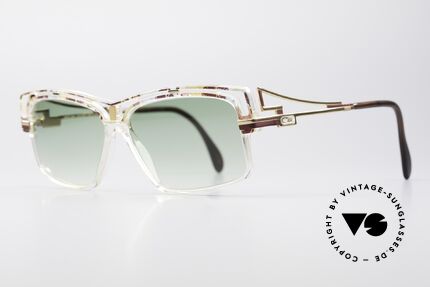 Cazal 365 No Retro 90er Hip Hop Brille, Verarbeitung & Haltbarkeit 'frame made in Germany', Passend für Herren und Damen