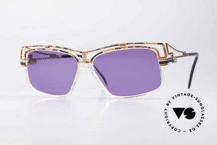 Cazal 365 No Retrobrille Echt Vintage 90er, markante Cazal vintage Sonnenbrille aus den 90ern, Passend für Herren und Damen