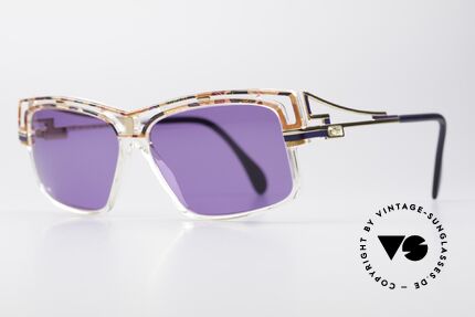 Cazal 365 No Retrobrille Echt Vintage 90er, Verarbeitung & Haltbarkeit 'frame made in Germany', Passend für Herren und Damen