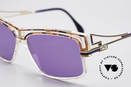 Cazal 365 No Retrobrille Echt Vintage 90er, markanter ausdrucksstarker Rahmen, Hip-Hop Brille, Passend für Herren und Damen