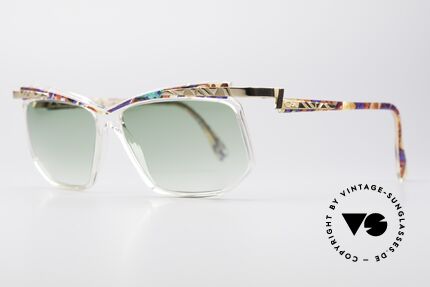 Cazal 366 Vintage Sonnenbrille Hip Hop, in Passau gefertigt - daher auch 'Frame Germany', Passend für Herren und Damen