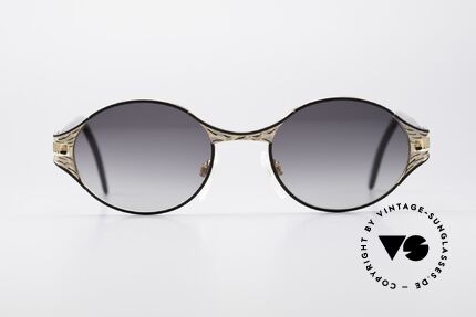 Cazal 281 Vintage Designer Brille Oval, aufwändige Rahmengestaltung in Farbe und Form, Passend für Damen