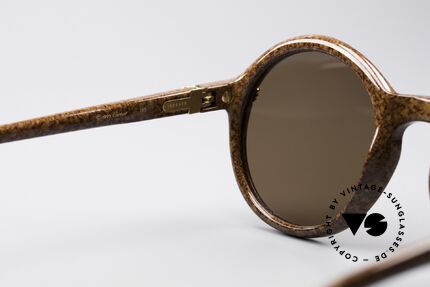Cartier Cabriolet Runde Luxus Sonnenbrille, neue kundenindividuell Sonnengläser: entspiegelt braun, Passend für Herren und Damen