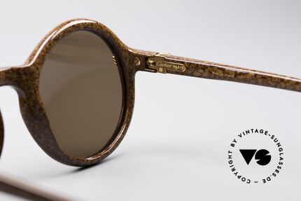 Cartier Cabriolet Runde Luxus Sonnenbrille, ungetragen mit OVP (wirklich selten in diesem Zustand), Passend für Herren und Damen