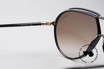 Yves Saint Laurent 8129 Y22 70er Designer Sonnenbrille, Sonnengläser in braun-Verlauf - 100% UV Protection, Passend für Herren und Damen