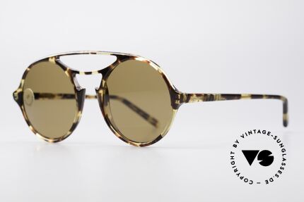 Persol 650 Ratti Runde Vintage 80er Sonnenbrille, Top-Verarbeitung (100% UV) und Tragekomfort, Passend für Herren und Damen