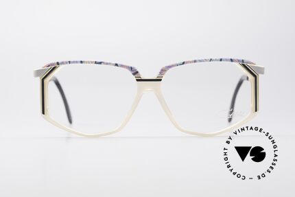 Cazal 346 Alte Hip Hop Vintage Brille, sehr markante Rahmenform = unverwechselbar CAZAL, Passend für Herren und Damen