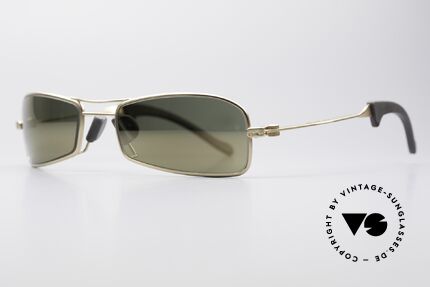 Ray Ban Orbs 9 Base Square Gold Mirror B&L USA Brille, eines der letzten Ray Ban Modelle von Bausch&Lomb, Passend für Herren