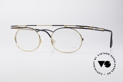 Cazal 761 Vintage Brille KEINE Retrobrille, ausdrucksstarke CAZAL vintage Brille von 1997, Passend für Herren und Damen