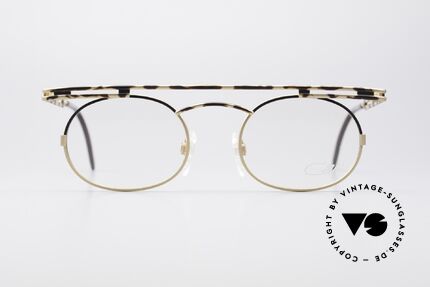 Cazal 761 KEINE Retrobrille Vintage Brille, rund und kantig zugleich; ein echter Hingucker, Passend für Herren und Damen