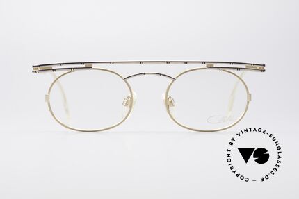 Cazal 761 KEINE Retrobrille Echt Vintage, rund und kantig zugleich; ein echter Hingucker, Passend für Herren und Damen