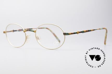 Cazal 1114 - Point 2 Runde Vintage Brillenfassung, damals die etwas schlichtere Brillenlinie von Cazal, Passend für Herren und Damen