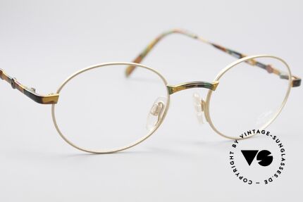 Cazal 1114 - Point 2 Runde Vintage Brillenfassung, dezentes Design mit klaren und einfachen Formen, Passend für Herren und Damen