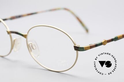 Cazal 1114 - Point 2 Runde Vintage Brillenfassung, Top-Tragekomfort, da sehr leichter Rahmen; nur 16g, Passend für Herren und Damen