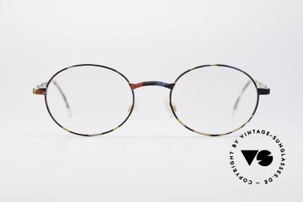 Cazal 1114 - Point 2 Runde Ovale Vintage Brille, CAZAL 'Point 2' = CAZAL 'Punkt Zwei' = CAZAL.2, Passend für Herren und Damen