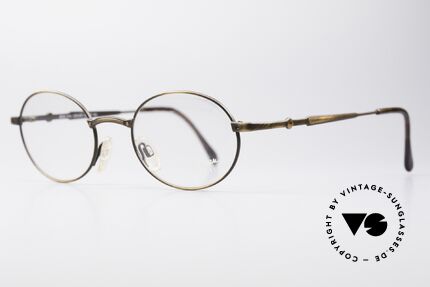 Cazal 1114 - Point 2 Ovale Vintage Brillenfassung, Top-Tragekomfort, da sehr leichter Rahmen; nur 16g, Passend für Herren und Damen