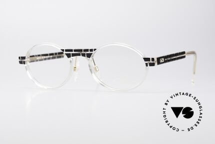 Cazal 510 Crystal Limited Edition Brille, seltene vintage Brille der Cazal Crystal 500er Serie, Passend für Herren und Damen