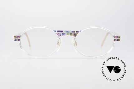 Cazal 510 Crystal Limited Ovale Brille, Mitte der 90er Jahre nur als Kleinstserie produziert, Passend für Herren und Damen