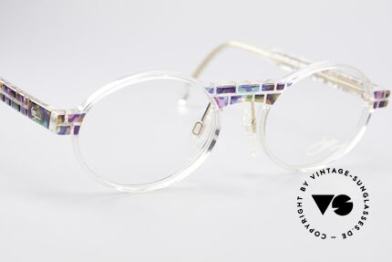 Cazal 510 Crystal Limited Ovale Brille, ungetragen (wie alle unsere vintage CAZAL Brillen), Passend für Herren und Damen
