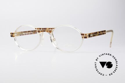Cazal 510 Crystal Limited Vintage Cazal, seltene vintage Brille der Cazal Crystal 500er Serie, Passend für Herren und Damen