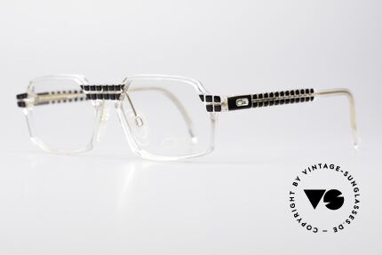 Cazal 511 Crystal Limited Edition Brille, limitierte Sonder-Edition mit kristallklarem Rahmen, Passend für Herren und Damen